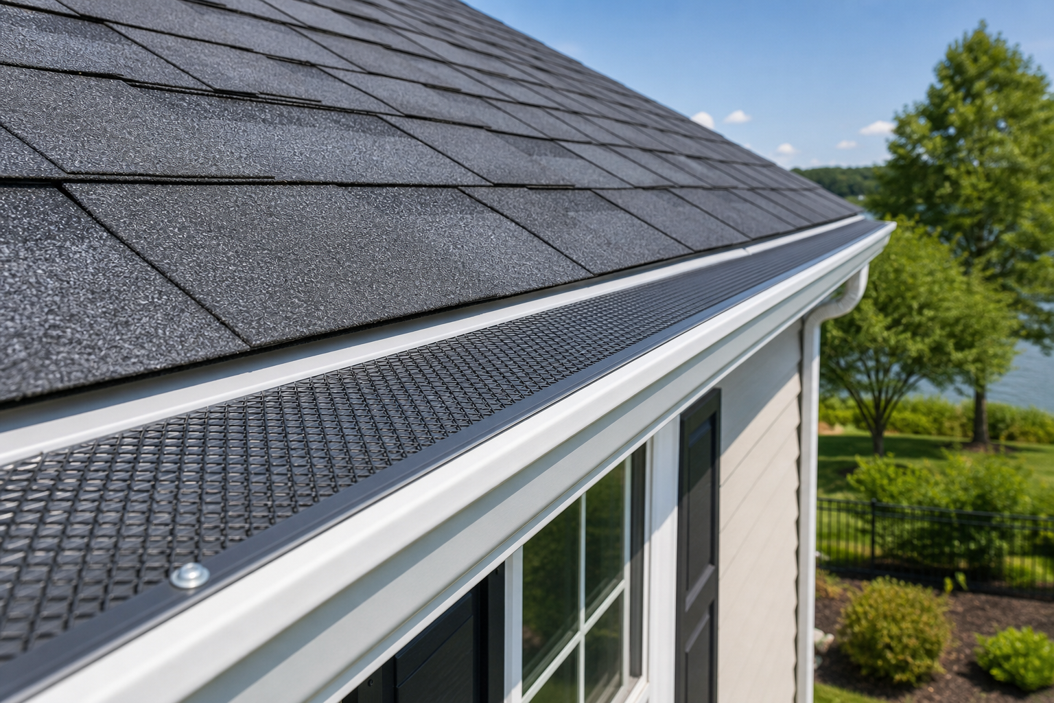 gutter guard installation gutter system