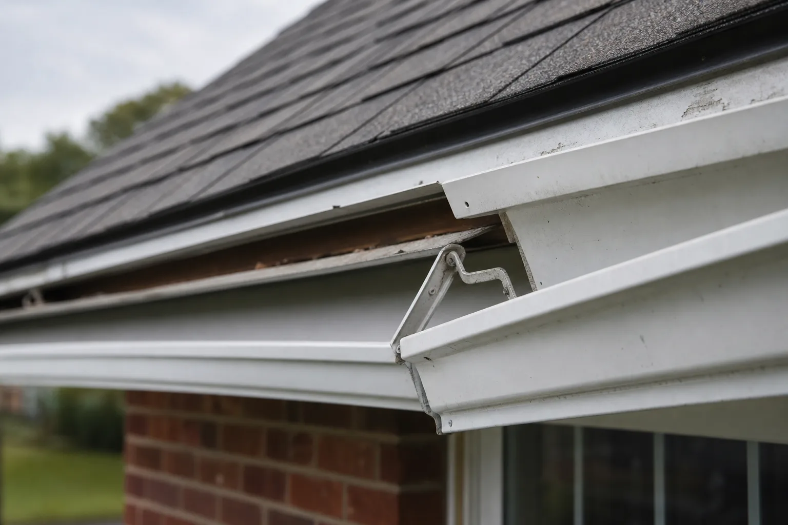 improper gutter installation