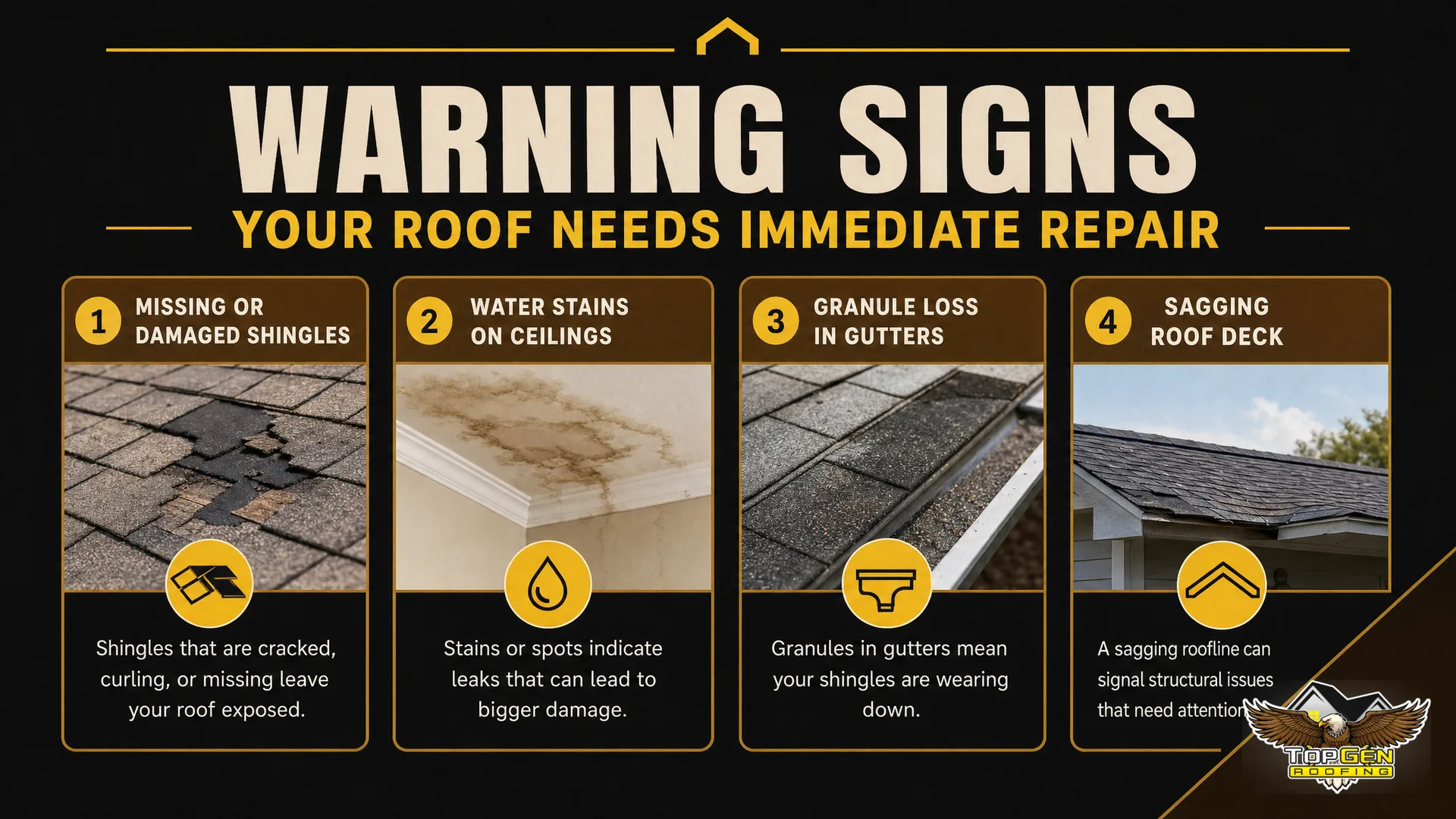 Warning Signs Your Roof Needs Immediate Repair