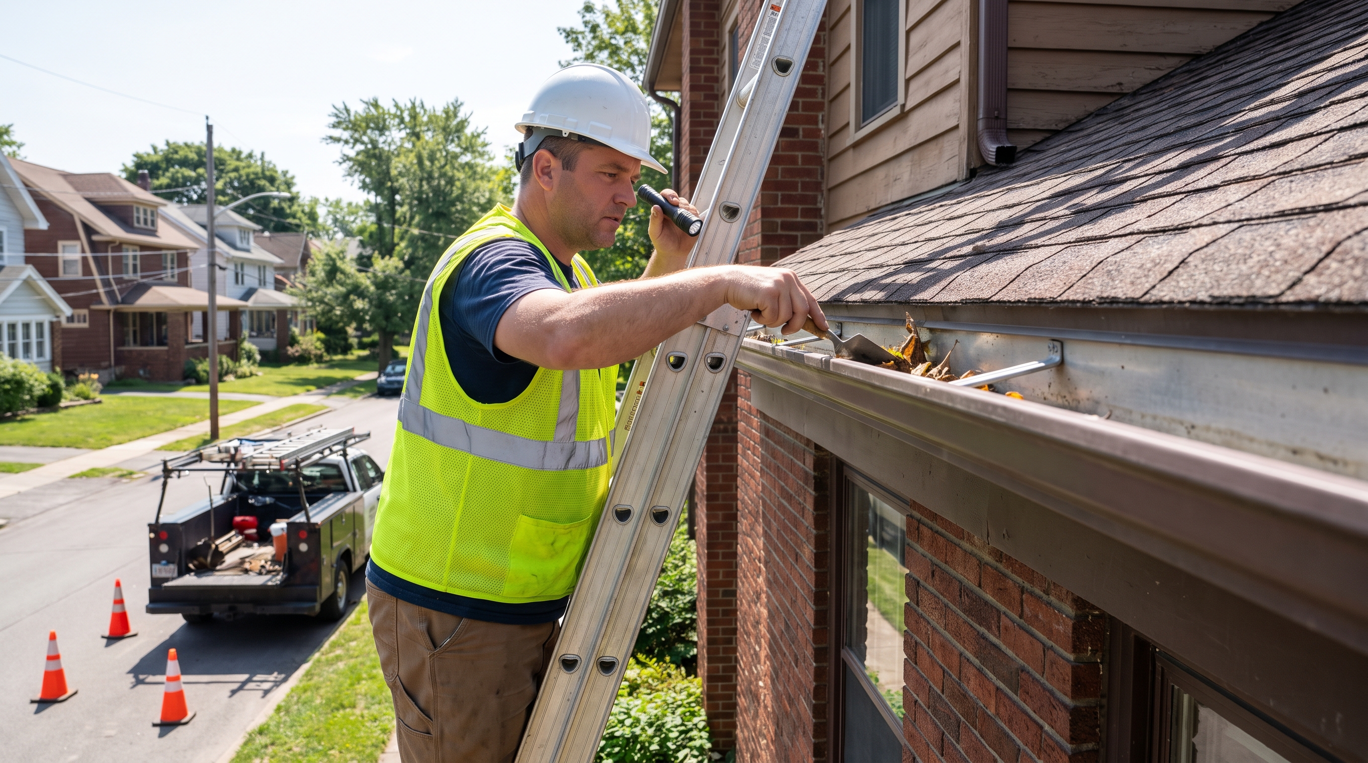 summer gutter maintenance what (AI-generated)